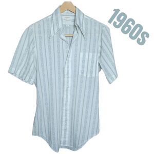 60s Arrow Kent Collection Collared button down 14 1/2" Short Sleeve